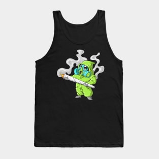 Hazmat Preroll Smoking Weed Tank Top